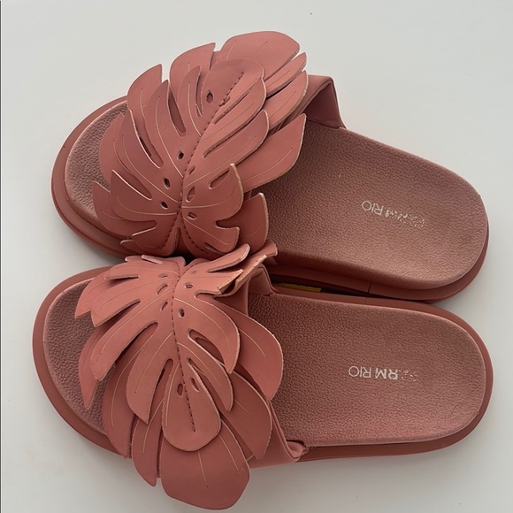 FARM RIO Monstera Anatomic Slide Sandal SIZE US 9 - Picture 2 of 5